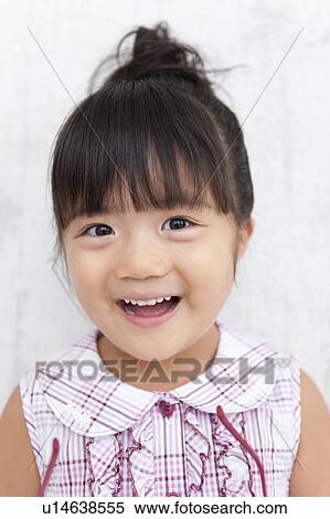 Stock Photography - Portrait of Young Girl. Fotosearch
