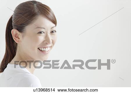 Picture - Portrait of Young Woman. Fotosearch