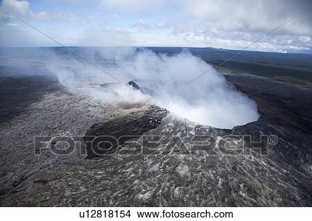 Pu`u `O `o (Kilauea) volcano, Big Island, Hawaii Islands, USA View Large Photo Image Picture - Pu`u `O `o (Kilauea) volcano, Big Island, Hawaii Islands, USA. Fotosearch
