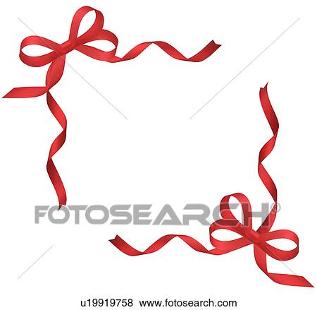 Red ribbon frame View Large Photo Image Stock Photo - Red ribbon frame. Fotosearch