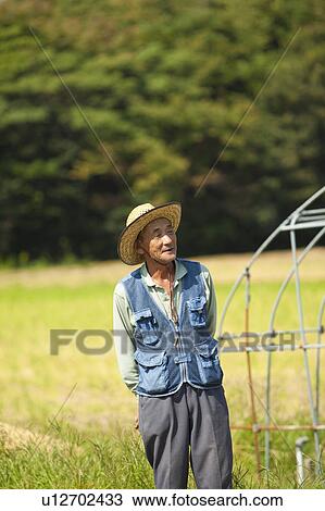 Senior Farmer View Large Photo Image Stock Image - Senior Farmer. Fotosearch