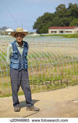 Stock Photography - Senior Male Farmer. Fotosearch