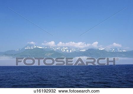 Stock Image - Shiretoko Mountain Range. Fotosearch