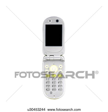 Picture - Single Mobile Phone. Fotosearch
