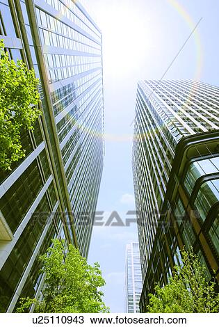 Sun Over Skyscrapers View Large Photo Image Stock Image - Sun Over Skyscrapers. Fotosearch