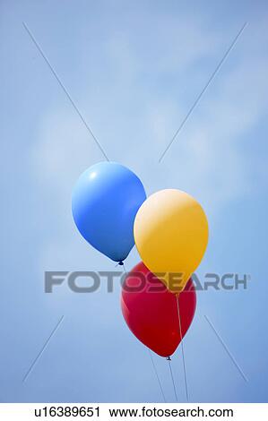 Three Balloons View Large Photo Image Stock Image - Three Balloons. Fotosearch