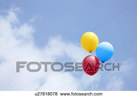 Stock Photo - Three Balloons. Fotosearch