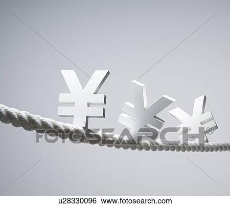 Three Yen Signs on Rob View Large Photo Image Stock Photograph - Three Yen Signs on Rob. Fotosearch