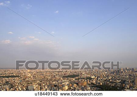 Tokyo Seen From Ikebukuro View Large Photo Image Stock Image - Tokyo Seen From Ikebukuro. Fotosearch