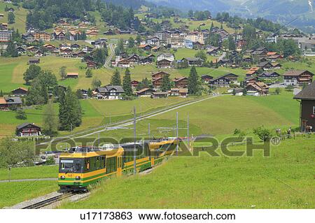 Townscape of Grindelwald, Switzerland View Large Photo Image Stock Image - Townscape of Grindelwald, Switzerland. Fotosearch