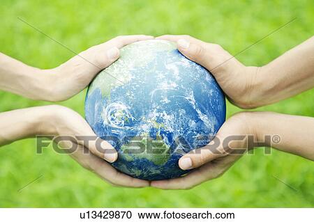 Two People Holding Globe View Large Photo Image Stock Image - Two People Holding Globe. Fotosearch