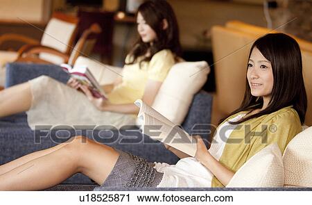 Two Women Reading Book View Large Photo Image Stock Image - Two Women Reading Book. Fotosearch