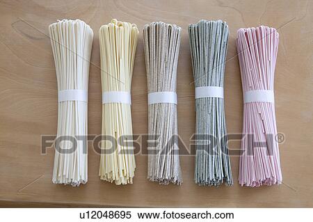 Stock Photography - Variation of Noodles. Fotosearch