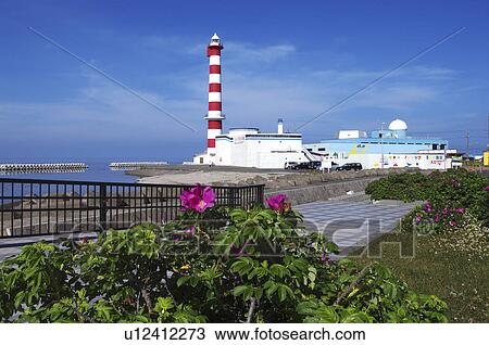 Stock Image - Wakkanai Lighthouse. Fotosearch