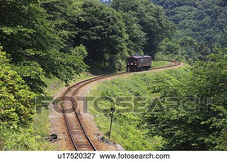Stock Photo - Watarase Keikoku Line, Gunma Prefecture, Honshu, Japan. Fotosearch