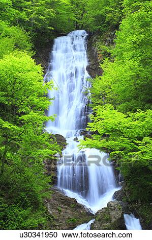 Waterfall View Large Photo Image Stock Image - Waterfall. Fotosearch