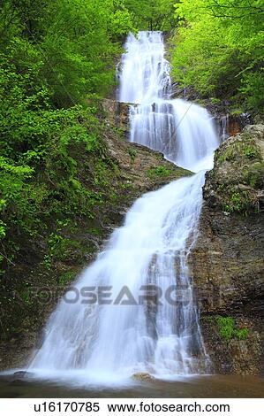 Waterfall View Large Photo Image Stock Photography - Waterfall. Fotosearch