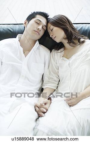 Young Couple Head to Head View Large Photo Image Stock Photo - Young Couple Head to Head. Fotosearch