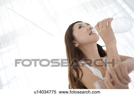 Young Woman Having Water View Large Photo Image Stock Photography - Young Woman Having Water. Fotosearch