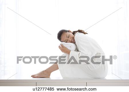 Young Woman in Dressing Grown View Large Photo Image Stock Photography - Young Woman in Dressing Grown. Fotosearch