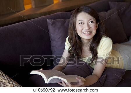 Young Woman Reading Book View Large Photo Image Stock Image - Young Woman Reading Book. Fotosearch