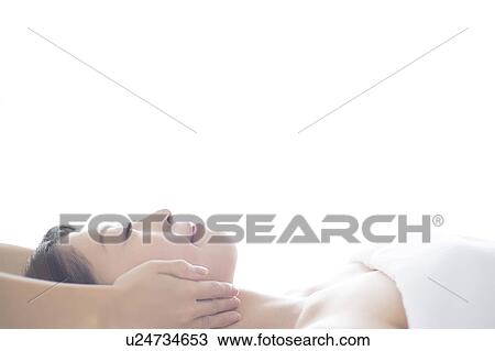 Young Woman Receiving Head Massage View Large Photo Image Stock Image - Young Woman Receiving Head Massage. Fotosearch