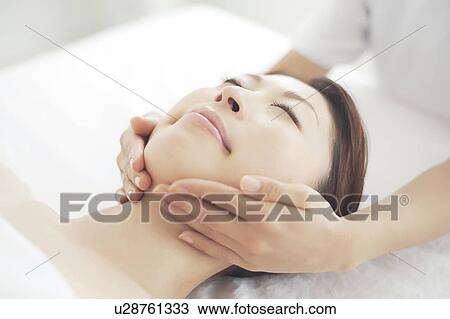 Young Woman Receiving Head Massage View Large Photo Image Stock Image - Young Woman Receiving Head Massage. Fotosearch