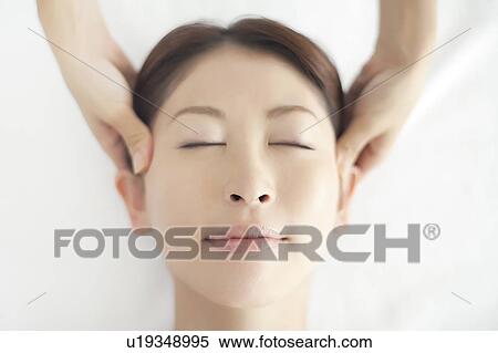 Young Woman Receiving Head Massage View Large Photo Image Stock Photography - Young Woman Receiving Head Massage. Fotosearch