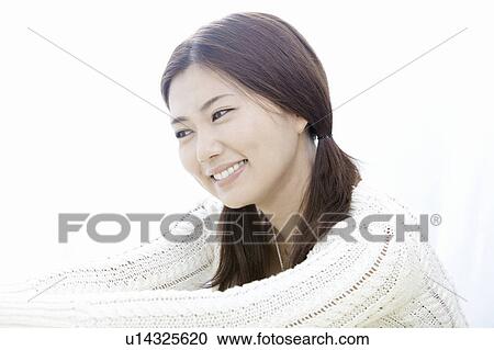 Young woman smiling, Tokyo Prefecture, Honshu, Japan View Large Photo Image Stock Image - Young woman smiling, Tokyo Prefecture, Honshu, Japan. Fotosearch