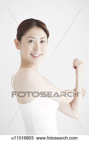 Young Woman Stretching View Large Photo Image Stock Image - Young Woman Stretching. Fotosearch