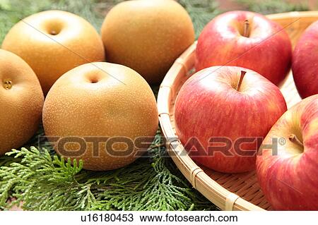 Apples and Nashi Pears View Large Photo Image Stock Image - Apples and Nashi Pears. Fotosearch