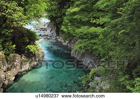 Atera gorge, Nagano Prefecture, Japan View Large Photo Image Stock Photo - Atera gorge, Nagano Prefecture, Japan. Fotosearch