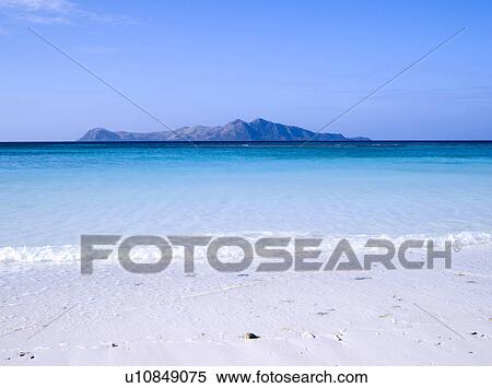 Beach with Mountains in Background View Large Photo Image Stock Photography - Beach with Mountains in Background. Fotosearch