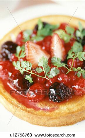Stock Image - Berry pie. Fotosearch