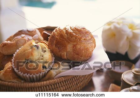 Bread in a basket View Large Photo Image Picture - Bread in a basket. Fotosearch
