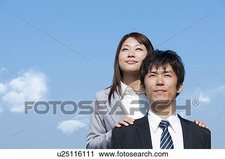 Business people looking away View Large Photo Image Stock Image - Business people looking away. Fotosearch