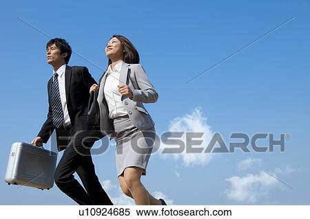 Business people running View Large Photo Image Stock Photography - Business people running. Fotosearch