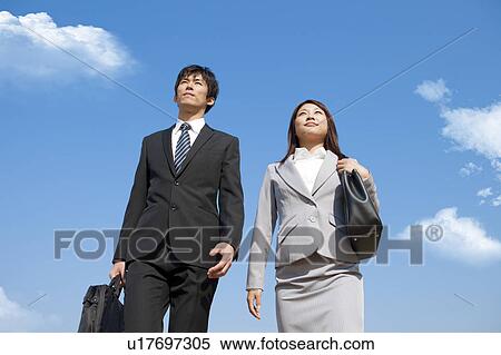 Business people walking View Large Photo Image Stock Photography - Business people walking. Fotosearch