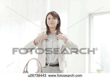 Businesswoman Leaving Office View Large Photo Image Stock Image - Businesswoman Leaving Office. Fotosearch