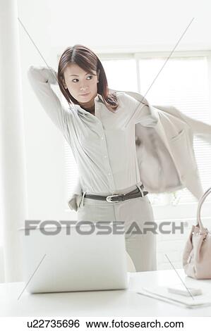 Businesswoman Leaving Office View Large Photo Image Stock Photograph - Businesswoman Leaving Office. Fotosearch