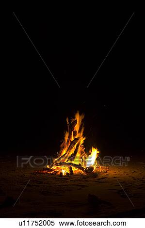 Camp Fire on Beach View Large Photo Image Stock Photography - Camp Fire on Beach. Fotosearch
