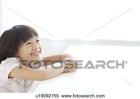Stock Photography - Cheerful Schoolgirl. Fotosearch