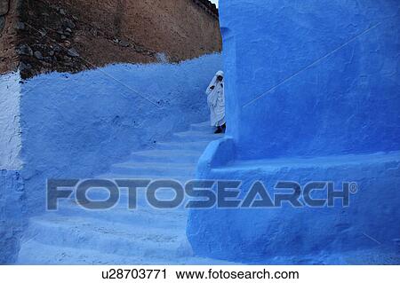 Chefchaouen, Morocco View Large Photo Image Stock Image - Chefchaouen, Morocco. Fotosearch