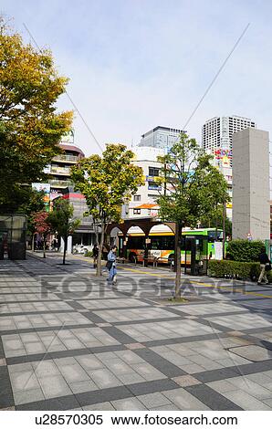 Stock Photography - Cityscape, Kinshicho, Koto ward, Tokyo Prefecture, Japan. Fotosearch
