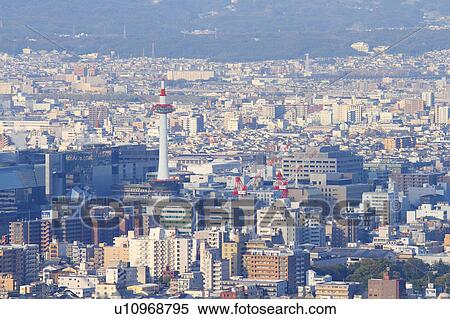 Cityscape of Kyoto, Kyoto Prefecture, Japan View Large Photo Image Stock Photography - Cityscape of Kyoto, Kyoto Prefecture, Japan. Fotosearch