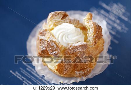 Cream puff View Large Photo Image Stock Photo - Cream puff. Fotosearch
