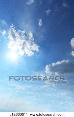 Cumulus Clouds and Sun View Large Photo Image Stock Image - Cumulus Clouds and Sun. Fotosearch