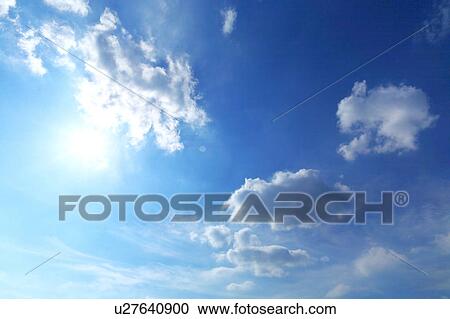Cumulus Clouds and Sun View Large Photo Image Stock Image - Cumulus Clouds and Sun. Fotosearch