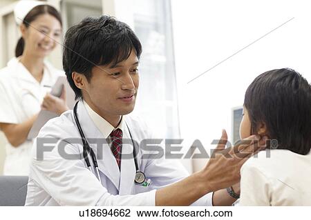 Doctor Examining Boy View Large Photo Image Stock Image - Doctor Examining Boy. Fotosearch