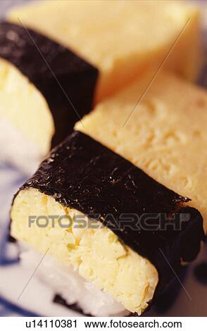 Egg sushi View Large Photo Image Stock Image - Egg sushi. Fotosearch